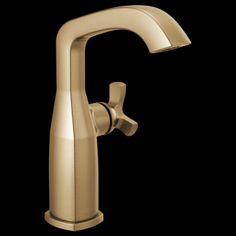 Delta 6766-PR-DST Single Handle Mid-Height Bathroom Faucet