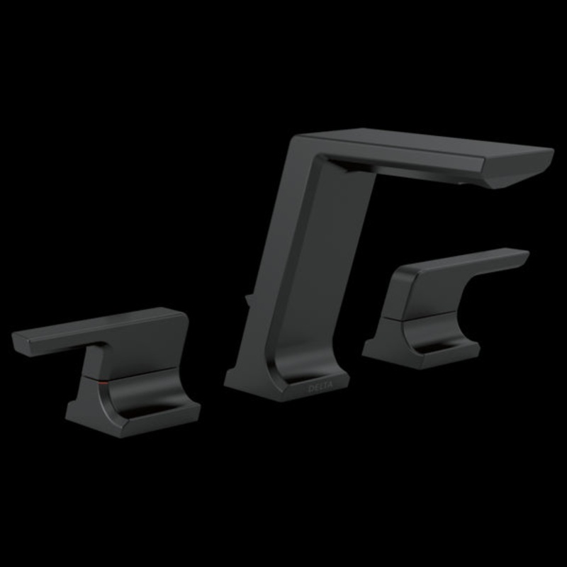 Delta 3599LF-BLMPU Two Handle Widespread Bathroom Faucet