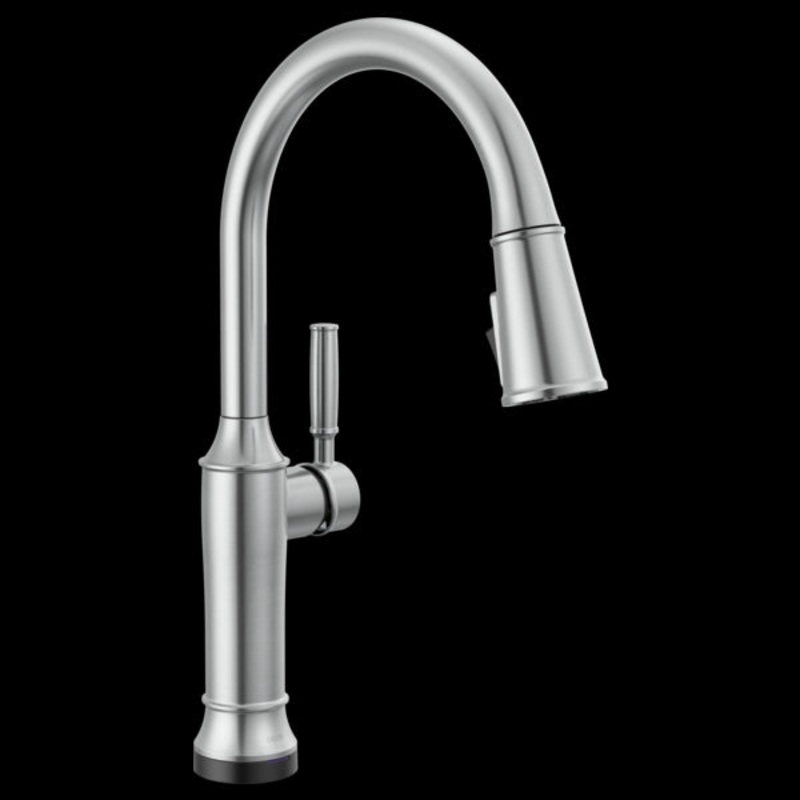 Delta 9184TL-PR-DST Touch2O Technology Kitchen Faucet with Touchless Technology