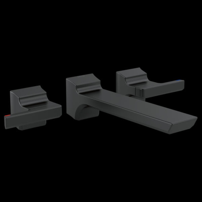 Delta T3599LF-BLWL Two-Handle Wall Mount Bathroom Faucet Trim