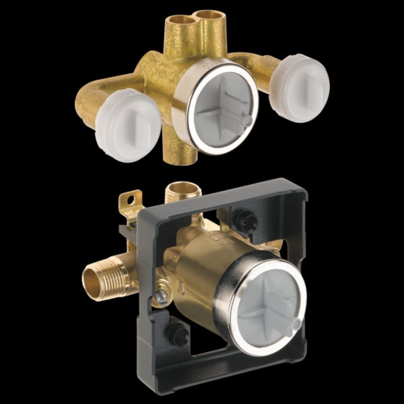 Delta R18000-XOWS Multi Choice Universal Jetted Shower XO Rough with Stops