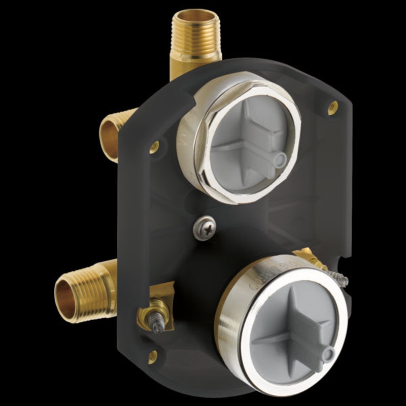 Delta R22000-WS Multi Choice Universal Integrated Shower Diverter Rough Universal Inlets / Outlets