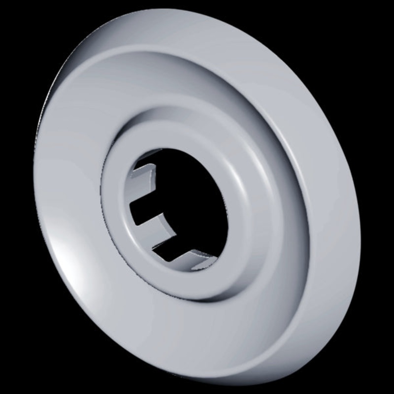 Delta RP10800 Escutcheon – Round – 2 & 3H Tub & Shower