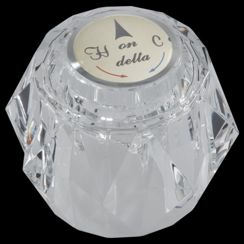 Delta RP2389 Clear Knob Handle Kit – Bathroom, Basin or Bidet
