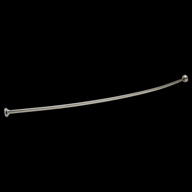 Delta 42206 1 x 6′ Curved Shower Rod with Brackets, 6 Bow
