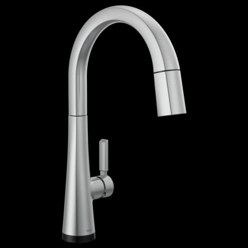 Delta 9191T-PR-DST Single Handle Pull-Down Kitchen Faucet with Touch2O Technology