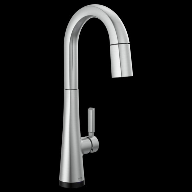 Delta 9991TL-PR-DST Touch2O Bar/Prep Faucet with Touchless Technology