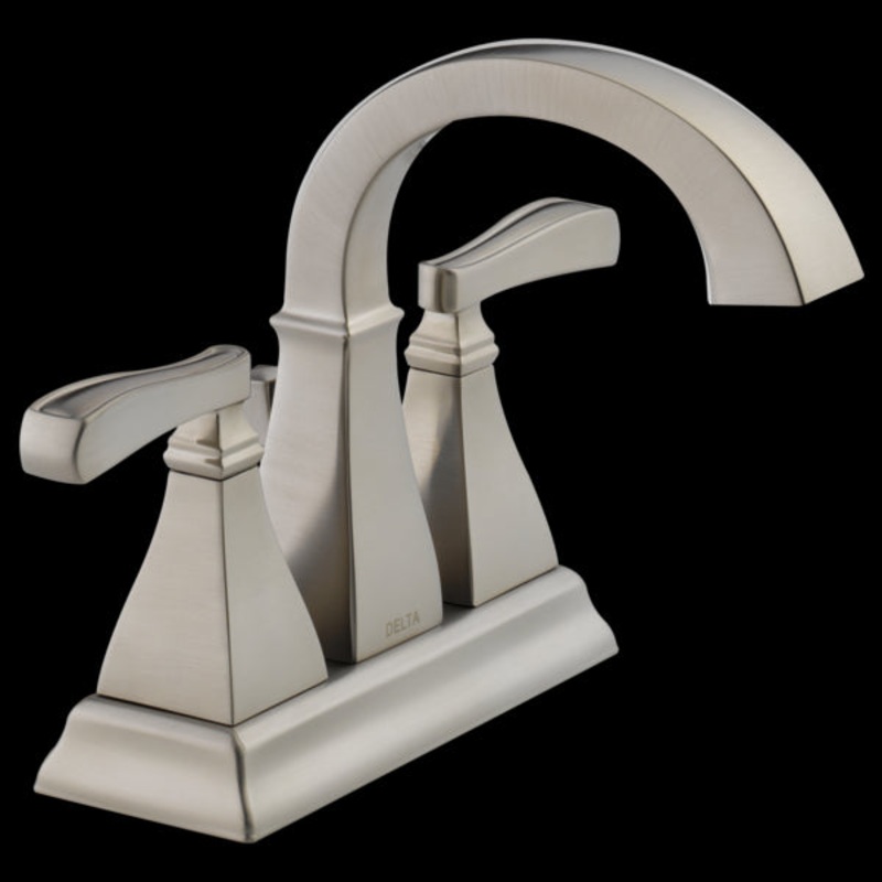 Delta 25718LF-SP Two Handle Centerset Bathroom Faucet