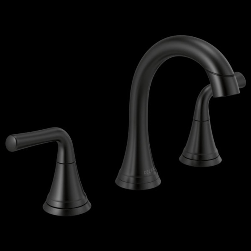 Delta 3533LF-PDMPU Two Handle Widespread Pull-Down Bathroom Faucet