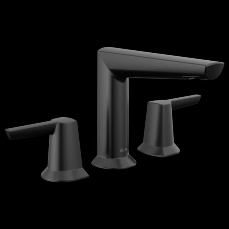 Delta 3571-BLMPU-DST Two Handle Widespread Bathroom Faucet