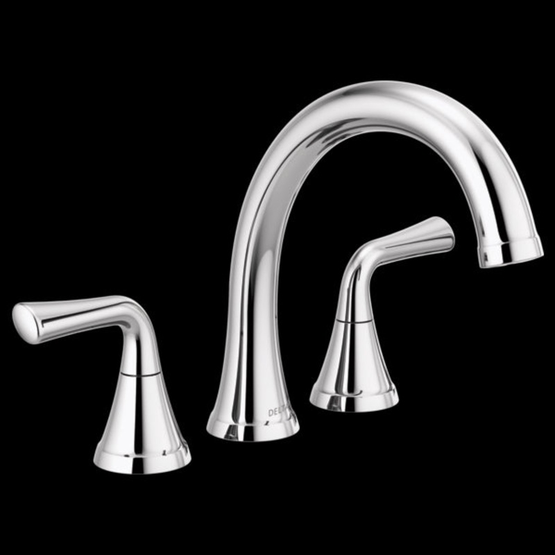 Delta T2733 Roman Tub Trim|Chrome|Matte Black|Champagne Bronze|Stainless