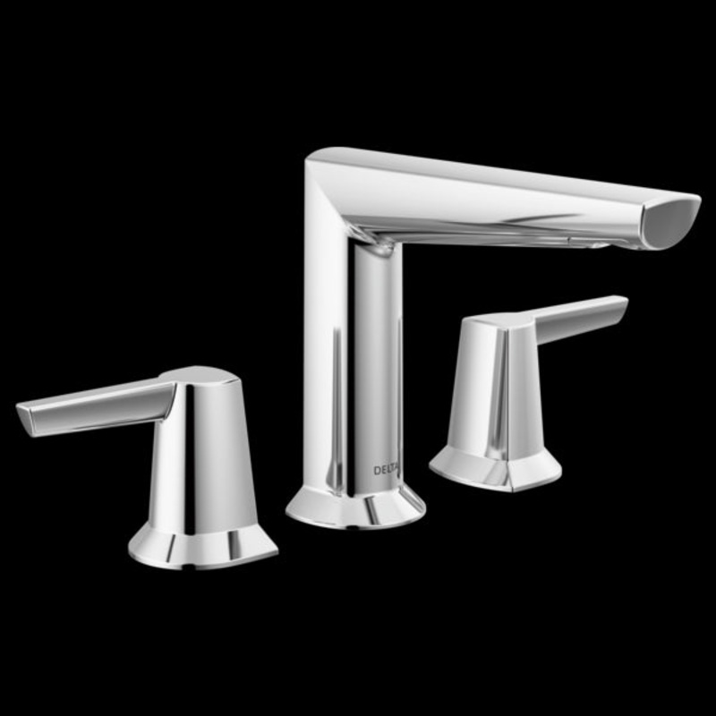 Delta 3571-PR-MPU-DST Two Handle Widespread Bathroom Faucet