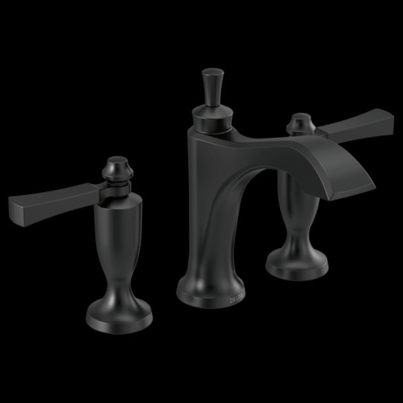 Delta 3556-MPU-DST Two Handle Widespread Bathroom Faucet