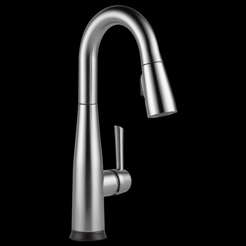Delta 9913T-DST Single Handle Pull-Down Bar/Prep Faucet with Touch2O Technology