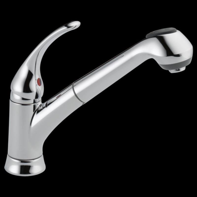 Delta B4310LF Single Handle Pull-Out Kitchen Faucet