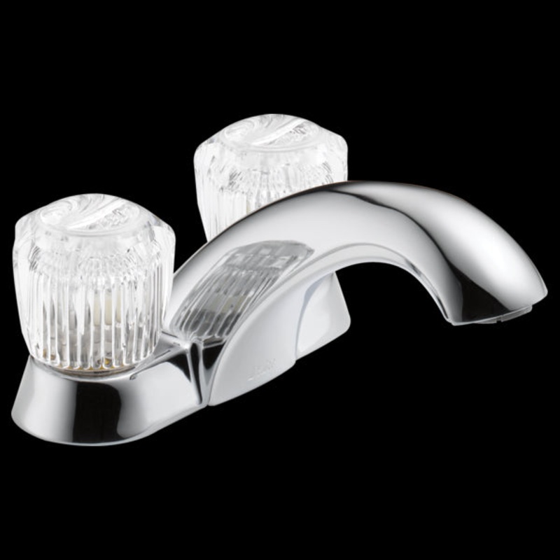 Delta 2502LF Two Handle Centerset Bathroom Faucet