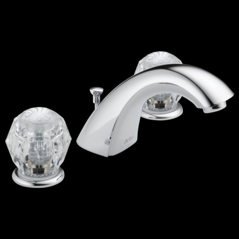 Delta 3544LF-WFMPU Two Handle Widespread Bathroom Faucet