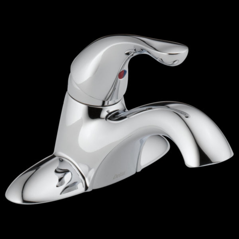 Delta 501-TP-DST Single Handle Tract-Pack Centerset Bathroom Faucet