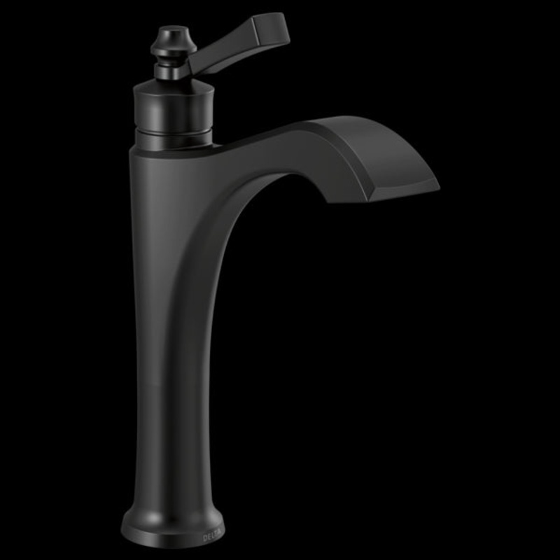 Delta 656-DST Single Handle Mid-Height Vessel Bathroom Faucet
