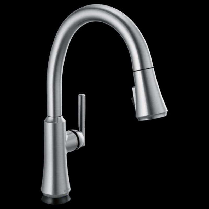 Delta 9179T-DST Single Handle Pull-Down Kitchen Faucet with Touch2O Technology
