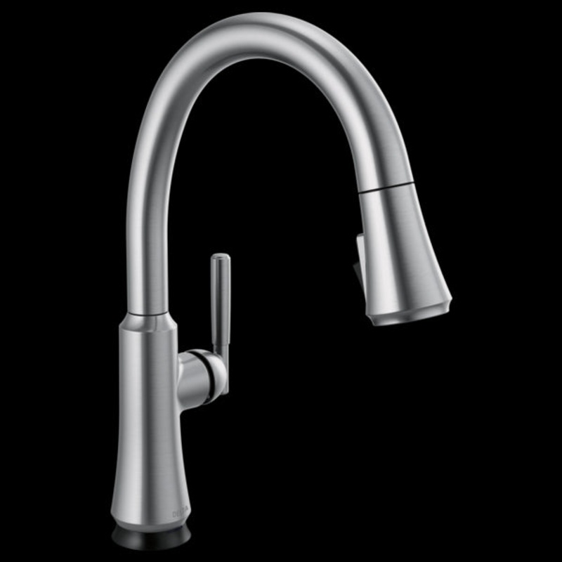 Delta 9179TL-DST Touch2O Technology Kitchen Faucet with Touchless Technology