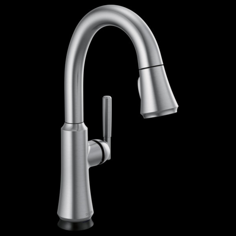 Delta 9979T-DST Single Handle Pull-Down Bar/Prep Faucet with Touch2O Technology