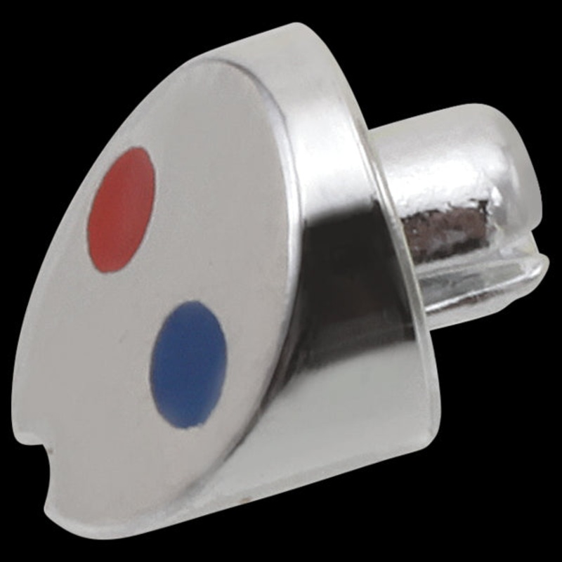 Delta RP54234 Button – Red / Blue – Finished