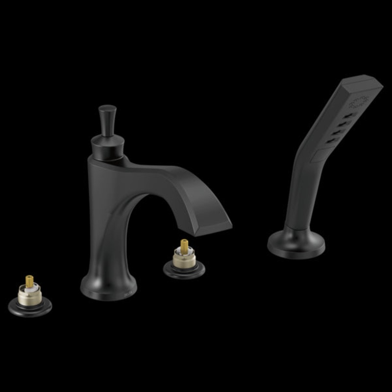 Delta T4756-LHP Roman Tub with Hand Shower Trim – Less Handles