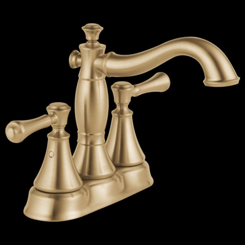Delta 2597LF-MPU Two Handle Centerset Bathroom Faucet – Metal Pop-Up