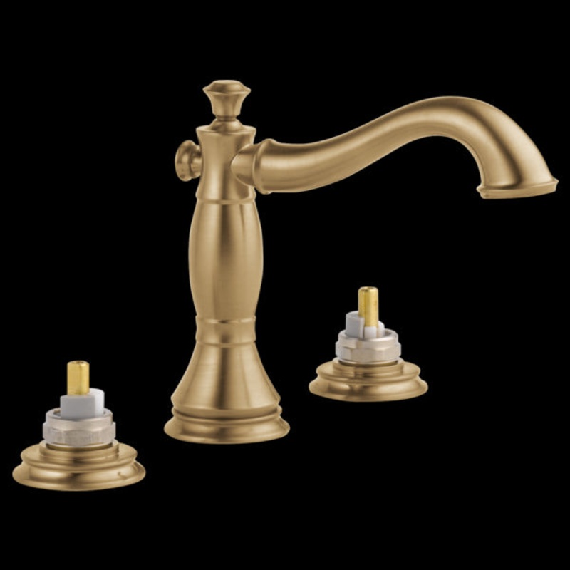 Delta 3597LF-MPU-LHP Two Handle Widespread Bathroom Faucet – Less Handles