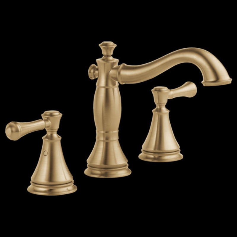 Delta 3597LF-MPU Two Handle Widespread Bathroom Faucet