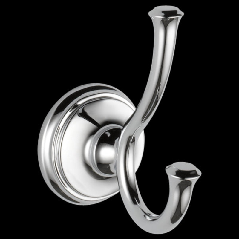 Delta 79735 Double Robe Hook|Chrome|Champagne Bronze|Polished Nickel|Stainless|Venetian Bronze