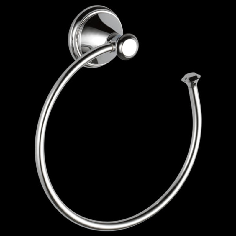 Delta 79746 Towel Ring|Chrome|Champagne Bronze|Polished Nickel|Venetian Bronze|Stainless