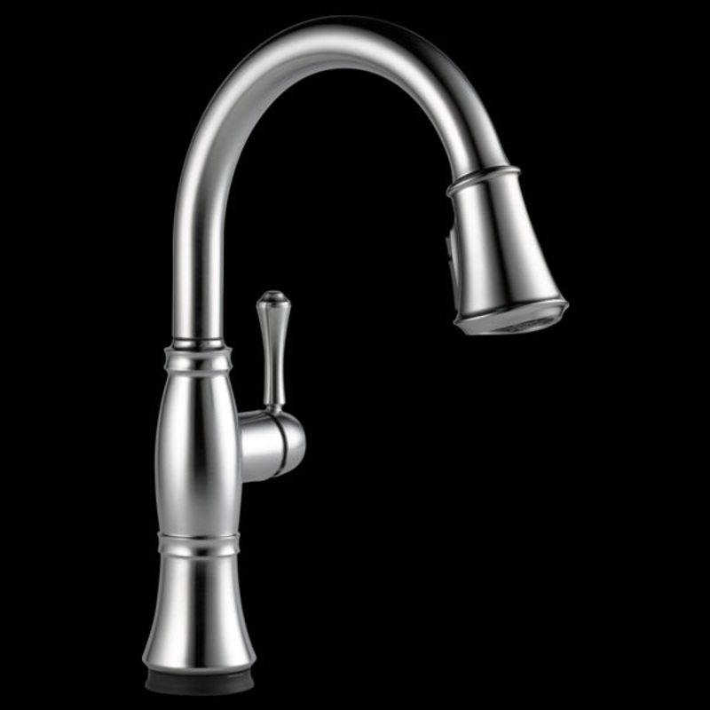 Delta 9197TL-PR-DST Touch2O Technology Kitchen Faucet with Touchless Technology