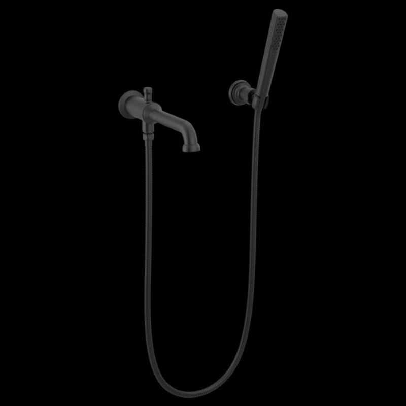 Delta T5784-BLLHP-WL Wall Mount Tub Filler Trim with Hand Shower – Less Handles