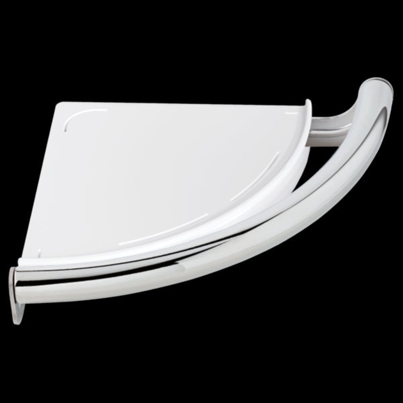 Delta 41516 Contemporary Corner Shelf with Assist Bar