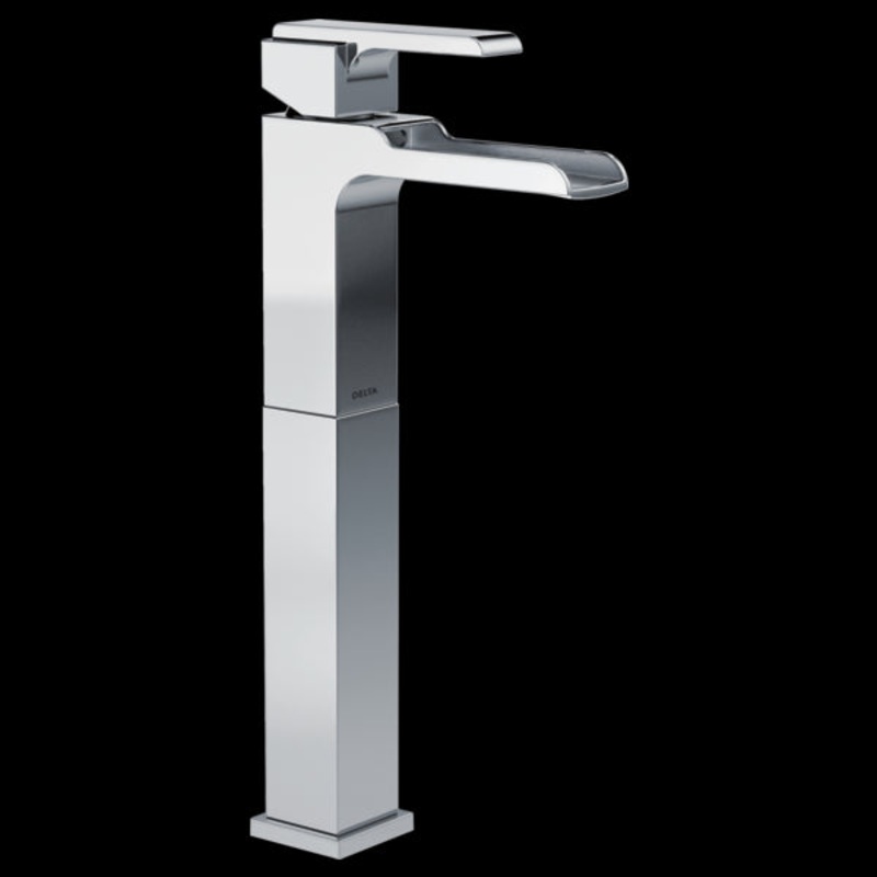 Delta 768LF Single Handle Vessel Channel Bathroom Faucet