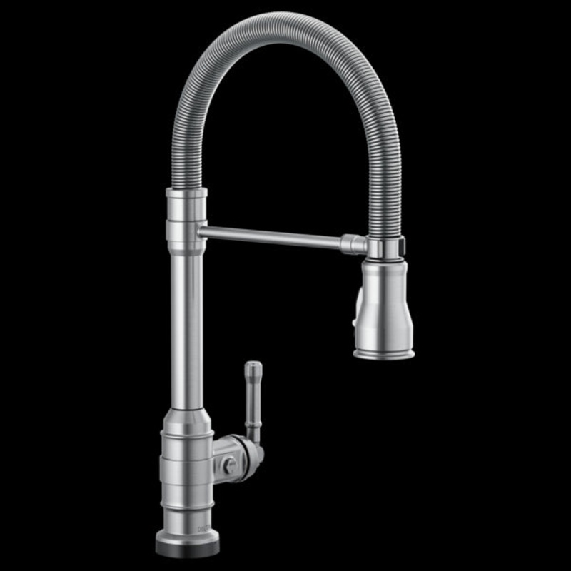 Delta 9690T-DST Single-Handle Pull-Down Spring Kitchen Faucet with Touch2O Technology