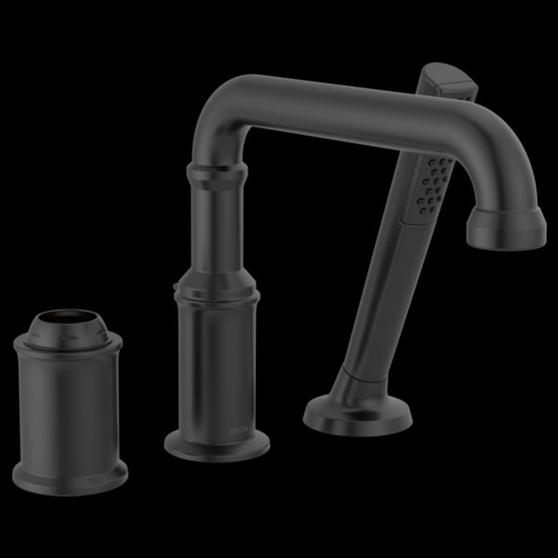 Delta T3784-BLLHP Three Hole Roman Tub Trim with Hand Shower – Less Handle
