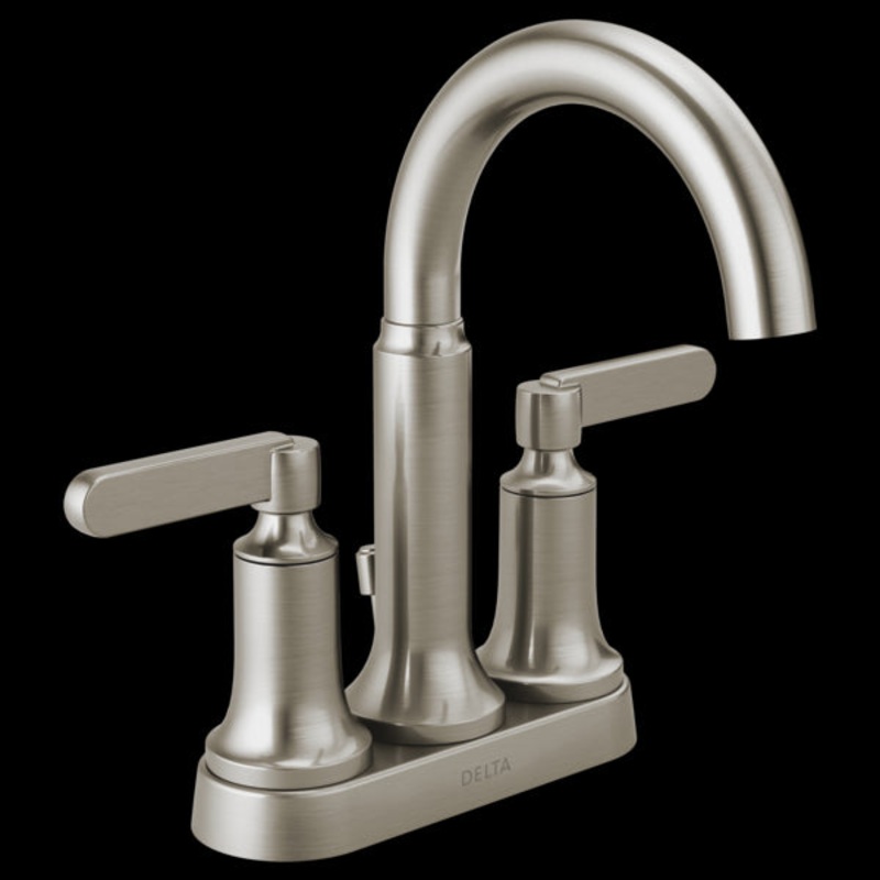 Delta 25769LF-SP Two Handle Centerset Bathroom Faucet