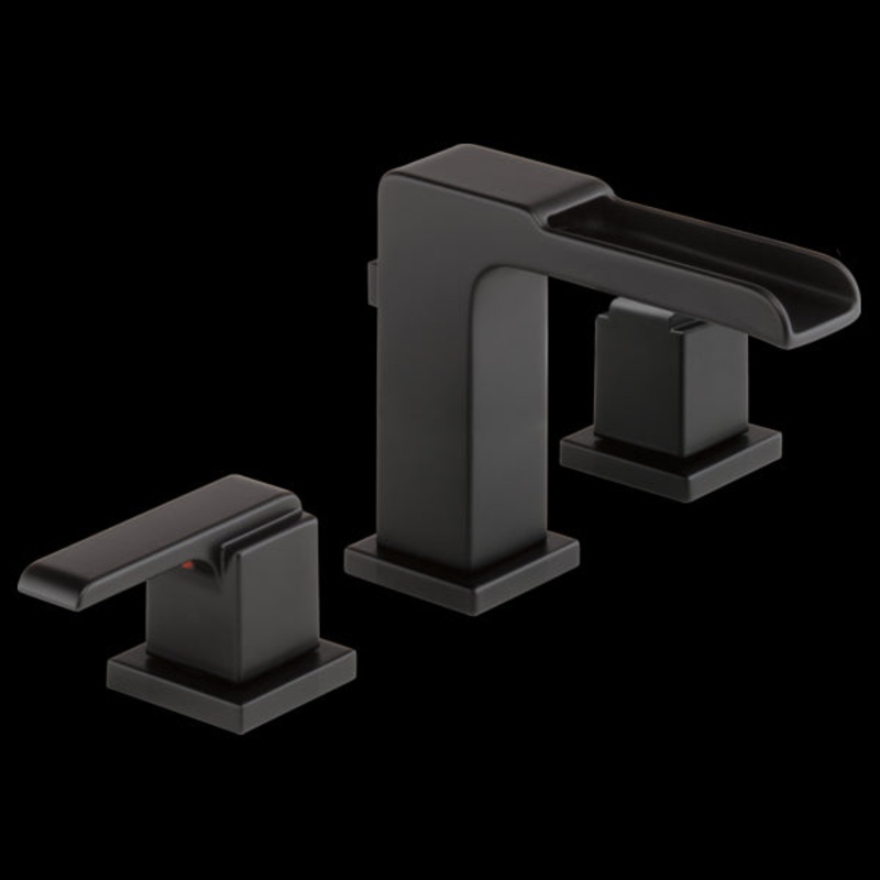 Delta 3568LF-MPU Two Handle Widespread Channel Bathroom Faucet