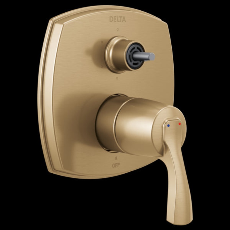 Delta T24976-PR-LHP 14 Series Integrated Diverter Trim with Six Function Diverter Less Diverter Handle