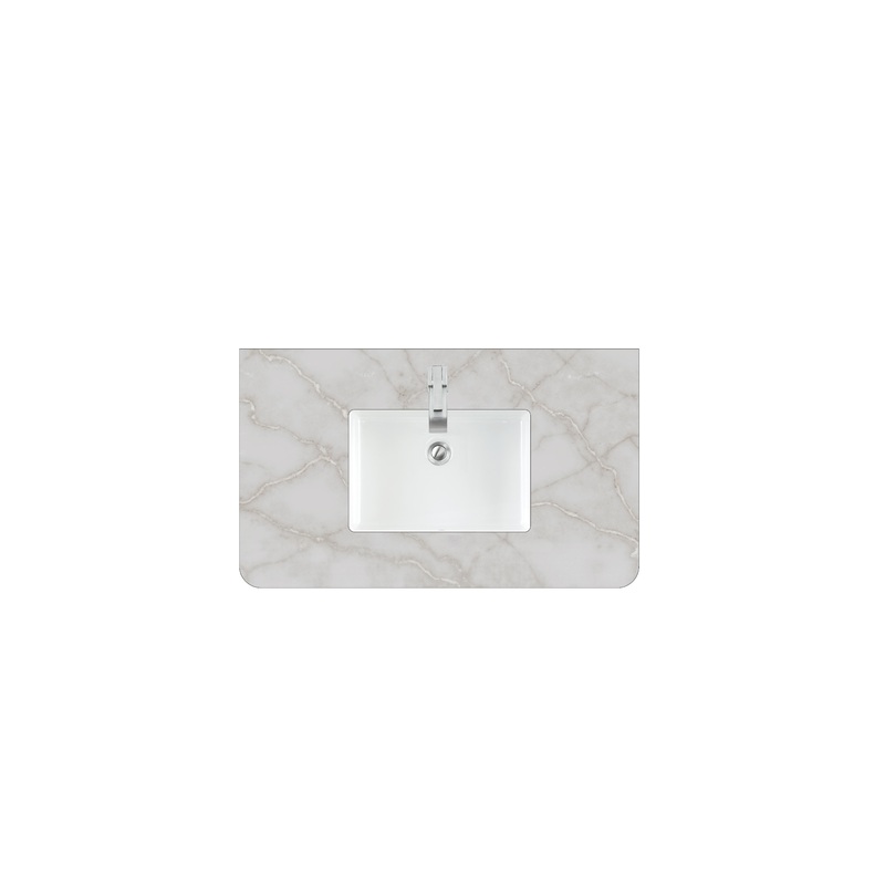 James Martin 060-S36RC-SNK 36 Single Radius Cut Top, 3 CM With Sink