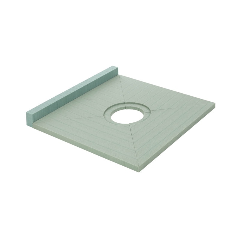 Quickdrain SD3636L Square Drain Shower Pan 36X36 In Large Flange