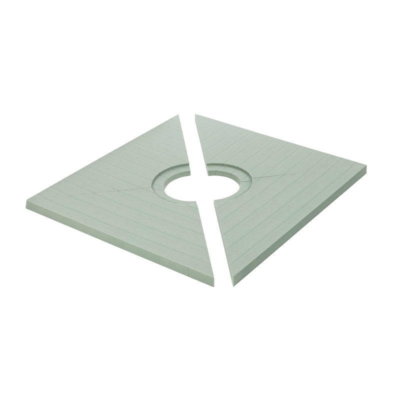 Quickdrain SD3636LA Square Drain Shower Pan 36X36In Large Flange Ada