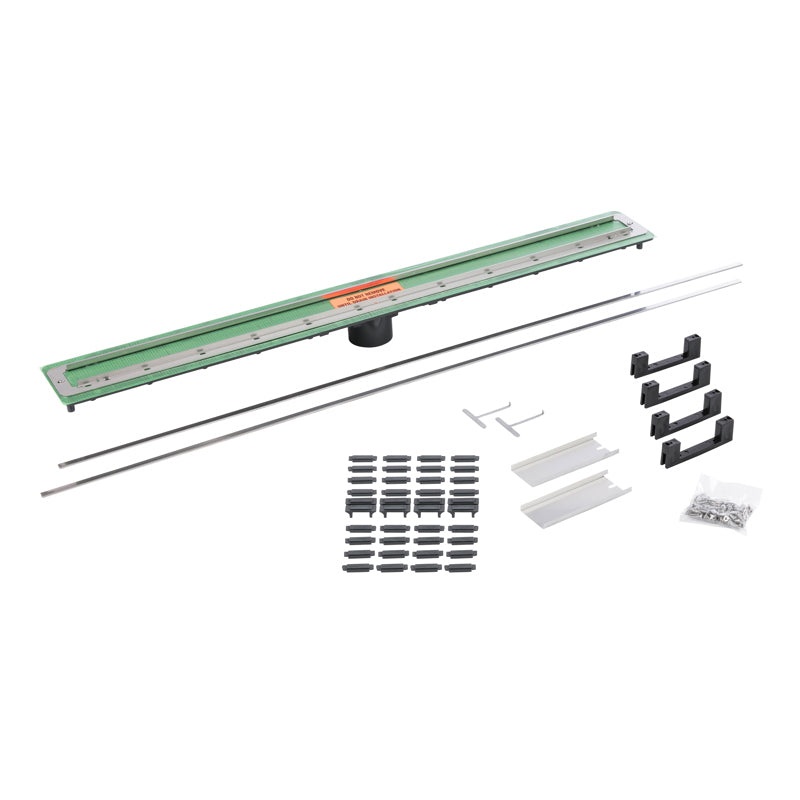 Quickdrain SL6472 64-72In Pvc Linear Drain 2In Outlet