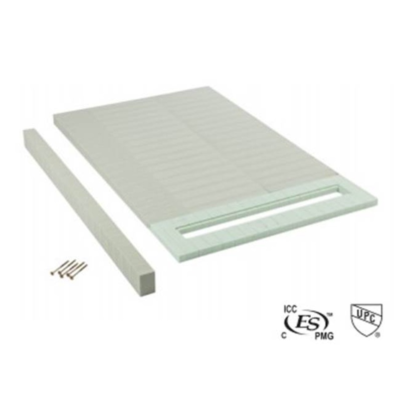 Quickdrain SLPAN64 Shower Pan For Pvc 56-64 In Drain