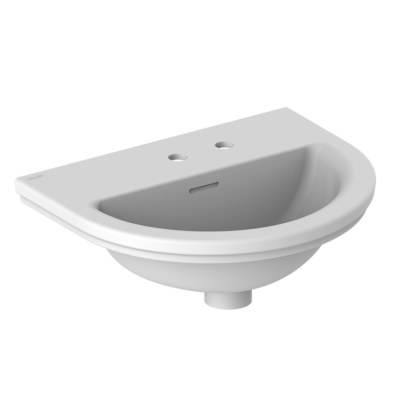 Graff CAM00L-2-OF-MT Camden Drop-In Sink With Two Faucet Holes