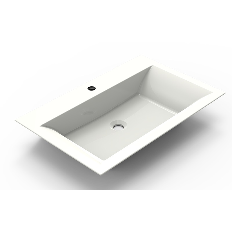 Graff FIN00-1-NO-MT Finezza Countertop/Drop-In Sink With Single Faucet Hole