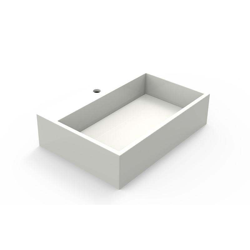 Graff SUB00-1-NO-GL-PC Sublime Countertop Sink With Single Faucet Hole